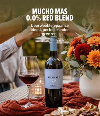 Verrassend alcoholvrij. Ontdek ook Mucho Mas alcoholvrij